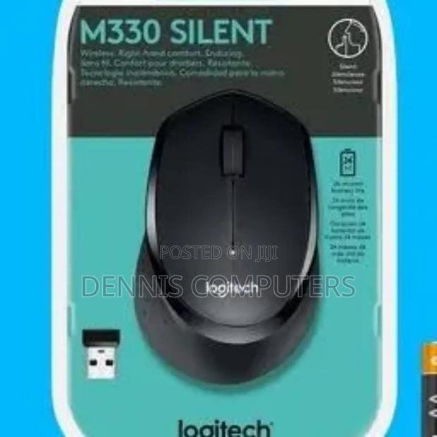 Logitech Wireless Mouse M330 Silent Plus - Black - thumbnail 2