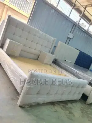 Cheasterlised White Bed With Side Beds