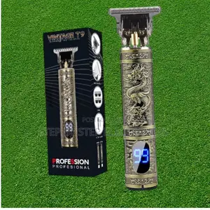 Rechargeable T9 Dragon Hair Clipper With Led Display Sharp Blade