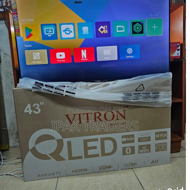 Vitron Htc4300qfs 43"Inch Qled Tv Bluetooth Enabled Full Hd Frameless - thumbnail 3