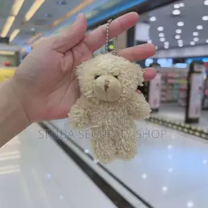 Brown Teddy Bear Key Holder Chain Ring Car Pendant Charm Women Gift