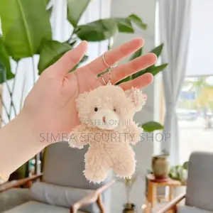 Brown Teddy Bear Key Holder Chain Ring Car Pendant Charm Women Gift