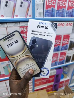 New Tecno Pop 10 64 GB Black - main view