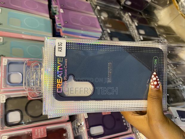 Kiserty Samsung Galaxy A36 5g Back Cover Case Pu Leather Stitch - main view