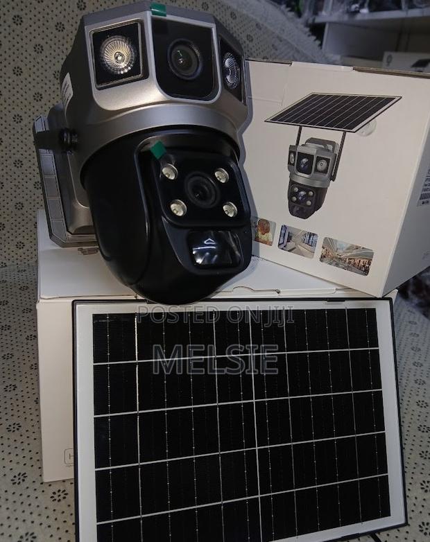 4g Lite Solar Powered Dual Lens Solar CCTV Security Camera . . . . . - main view