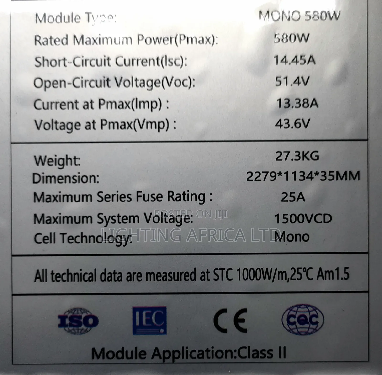 Special Offer 580w /51v All Weather Monocrystalline Solar Panels