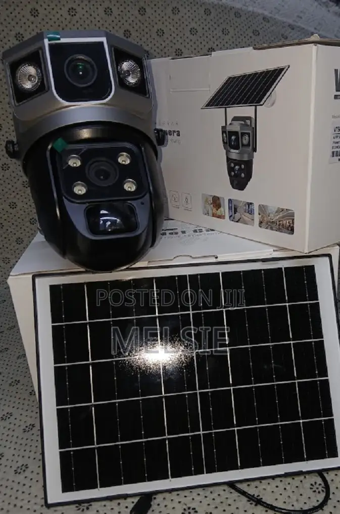 Best and Smart 4g Solar Dual Lens CCTV Security Solar Camera