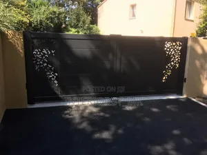 Elegant Double Leaf Swing Gate for Homes