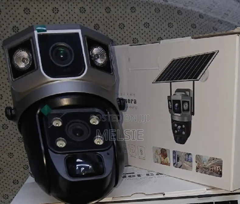 Generetic V380 4g Solar PTZ Solar Dual Lens CCTV Security Camera . . .