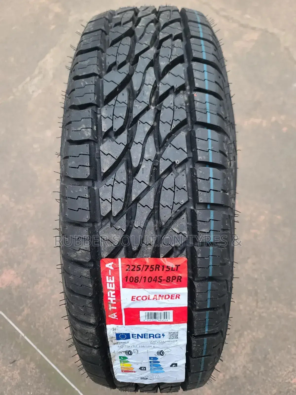 225 /75 R15 Three - A Tyres Ecolander 8pr a/T All-Terrain
