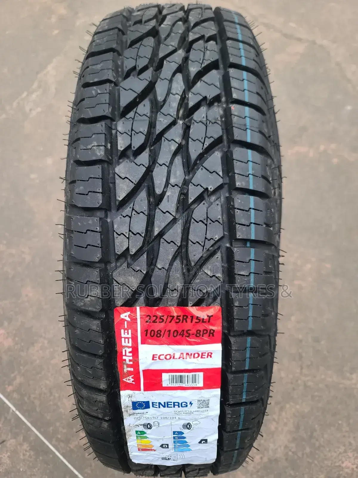 225 /75 R15 Three - A Tyres Ecolander 8pr a/T All-Terrain