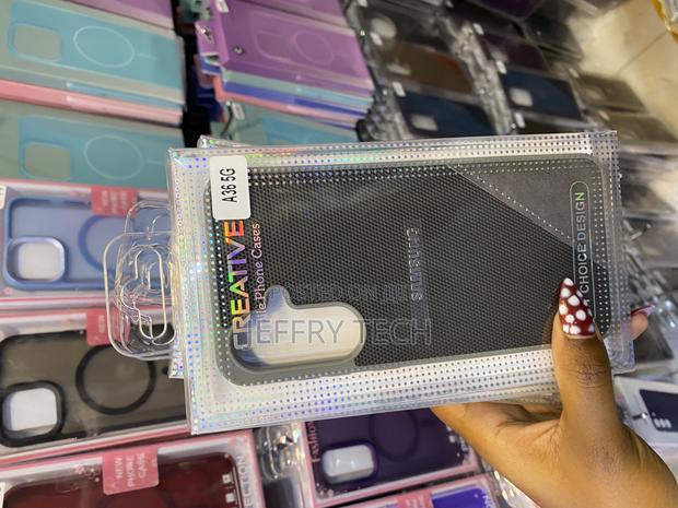 Hytern Samsung Galaxy A36 5g Back Cover Pu Leather Stitch - main view