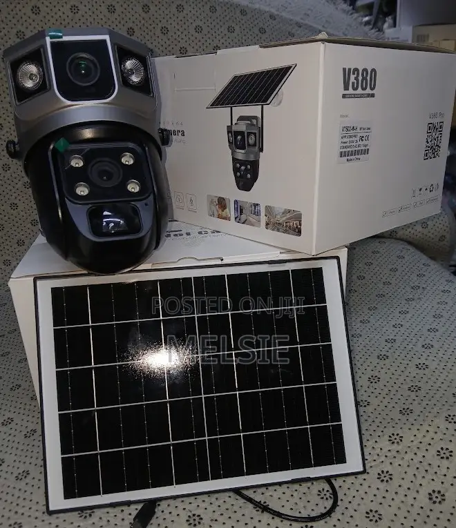 4g Generic V380 Pro PTZ Solar Security 4g Solar Security Camera