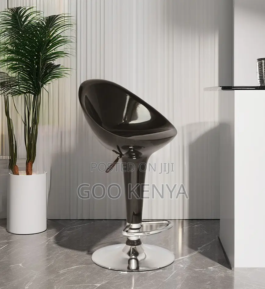 Home Bar Stool; High-End Adjustable Bar Stool With Stable Star Base