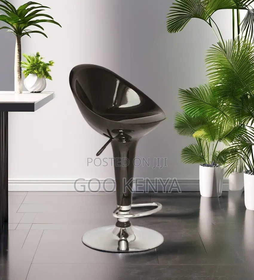 Home Bar Stool; High-End Adjustable Bar Stool With Stable Star Base