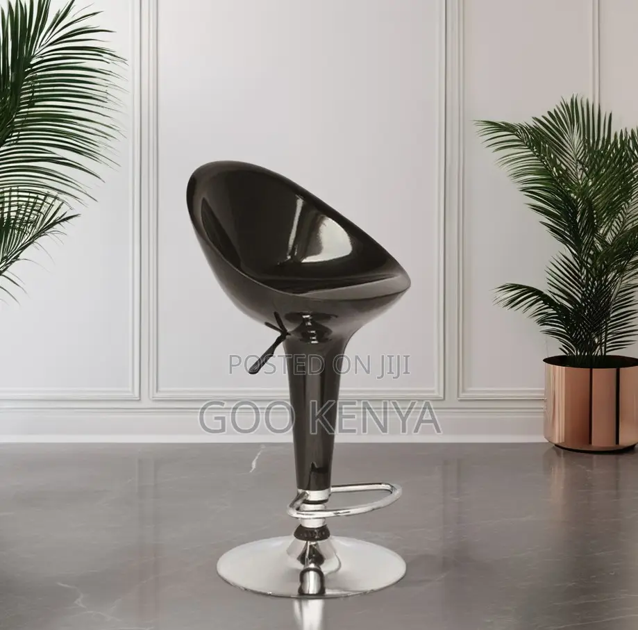 Home Bar Stool; High-End Adjustable Bar Stool With Stable Star Base
