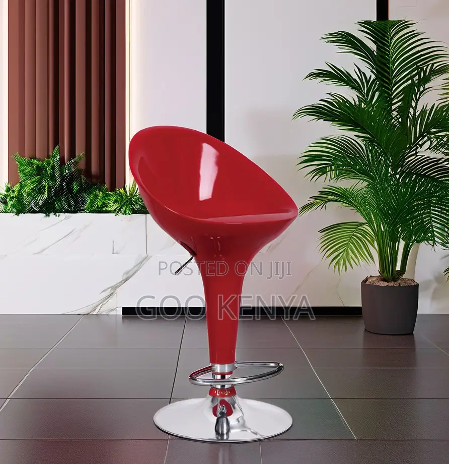Home Bar Stool; High-End Adjustable Bar Stool With Stable Star Base