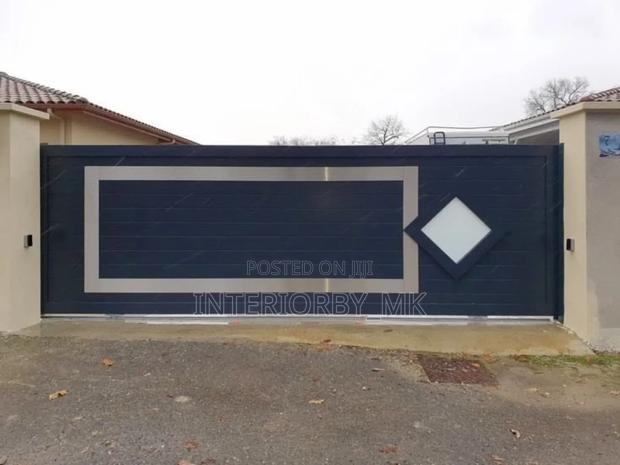 Industrial Sliding Gate With Strong Security Build - main view