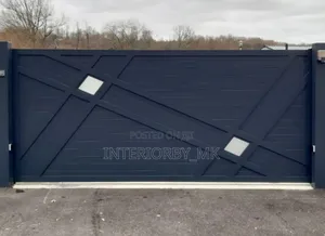 Reinforced Steel Sliding Gate for Commercial Compounds