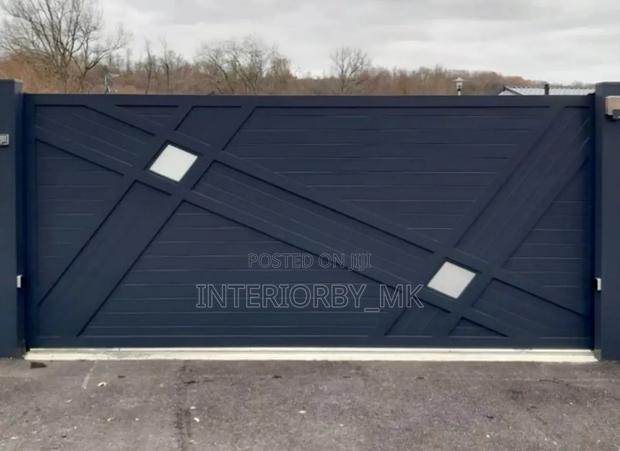 Reinforced Steel Sliding Gate for Commercial Compounds - main view