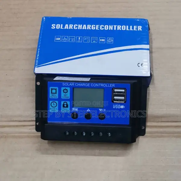 LCD Display Dual Usb 30a Solar Charge Controller With Protection