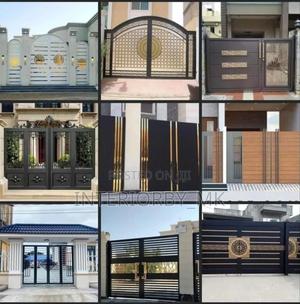 Strong Metal Sliding Gate With Safety Features - main view