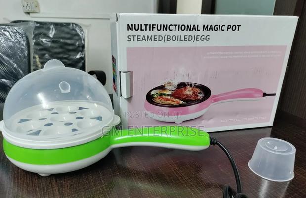2 Layer 14pc Egg Boiler Steamer or Fry Grill Plate