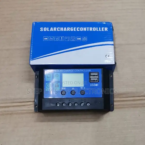 Smart 30a Solar Charge Controller With LCD Display and Dual Usb