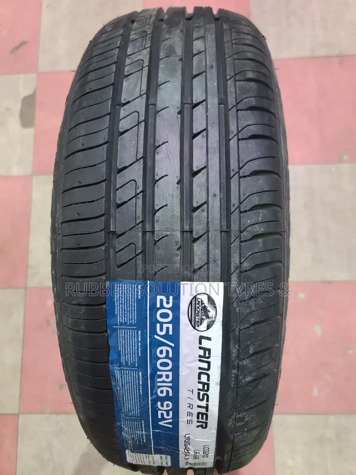 205 /60 R16 Lancaster 92v Tyres Made in Thailand