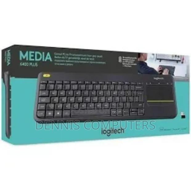 Logitech Plus Wireless Keyboard With Touchpad - Black - thumbnail 2