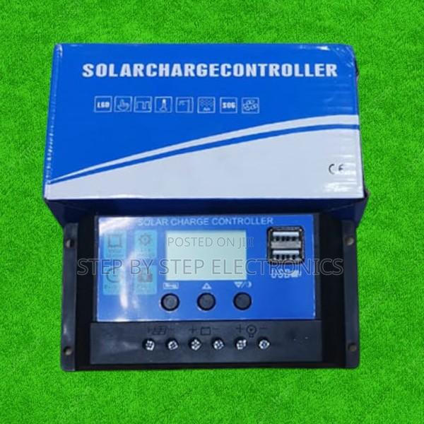 12v 24v 30a Solar Charge Controller With Dual Mosfet Protection