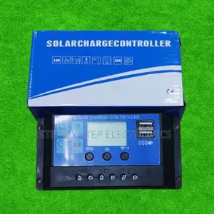 12v 24v 30a Dual Usb LCD Solar Charge Controller Overload Protected