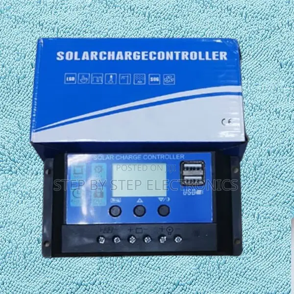 Reliable 12v 24v 30a Solar Charge Regulator Dual Usb Smart Controller