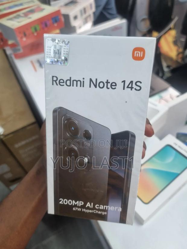 New Xiaomi Redmi Note 14S 256 GB Black - main view