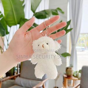 Cute Mini Teddy Bear Keyholder White Pendant Keychain Ladies Gift Toy - thumbnail 2