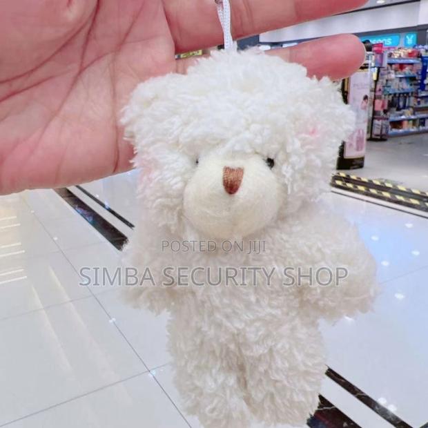 Cute Mini Teddy Bear Keyholder White Pendant Keychain Ladies Gift Toy - thumbnail 8