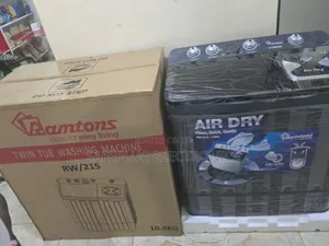 New Ramtons 10kg Twin Tub Washer - Black | 1-Year Warranty