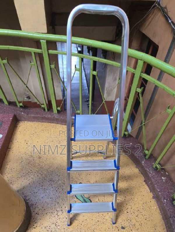 Quality Aluminum Steps Ladder 5 Steps - main view