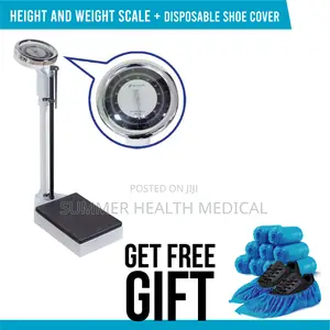 Height And Weight Scale + Disposable Shoe Cover