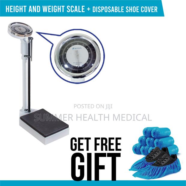Height And Weight Scale + Disposable Shoe Cover