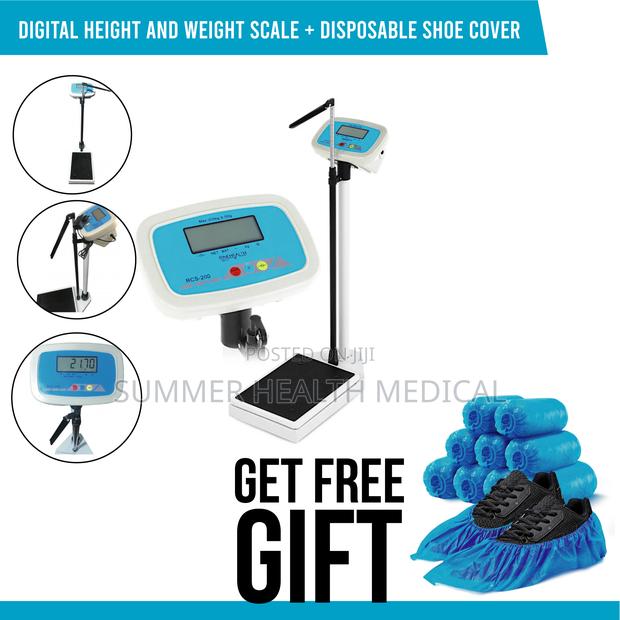 Digital Height And Weight Scale + Disposable Shoe Cover