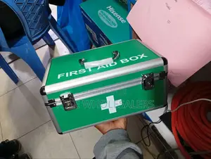 Green Empty First Aid Box