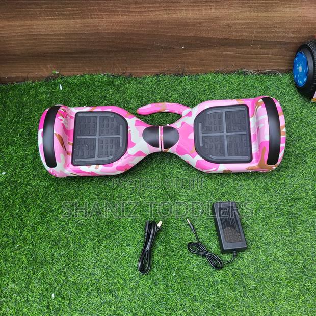 Smart Wheel Balance Hoverboard (White , Blue Pink ) - thumbnail 3