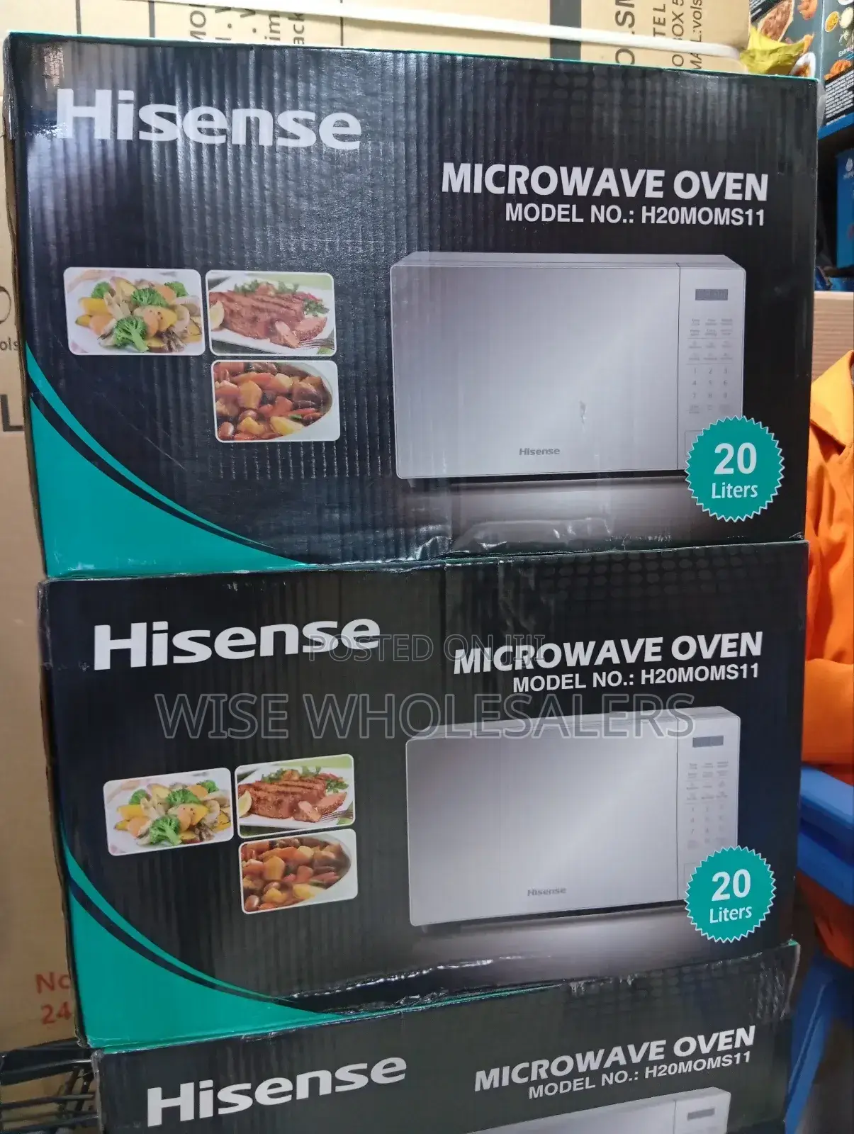 Hisense H20moms11 Microwave Oven. Silver