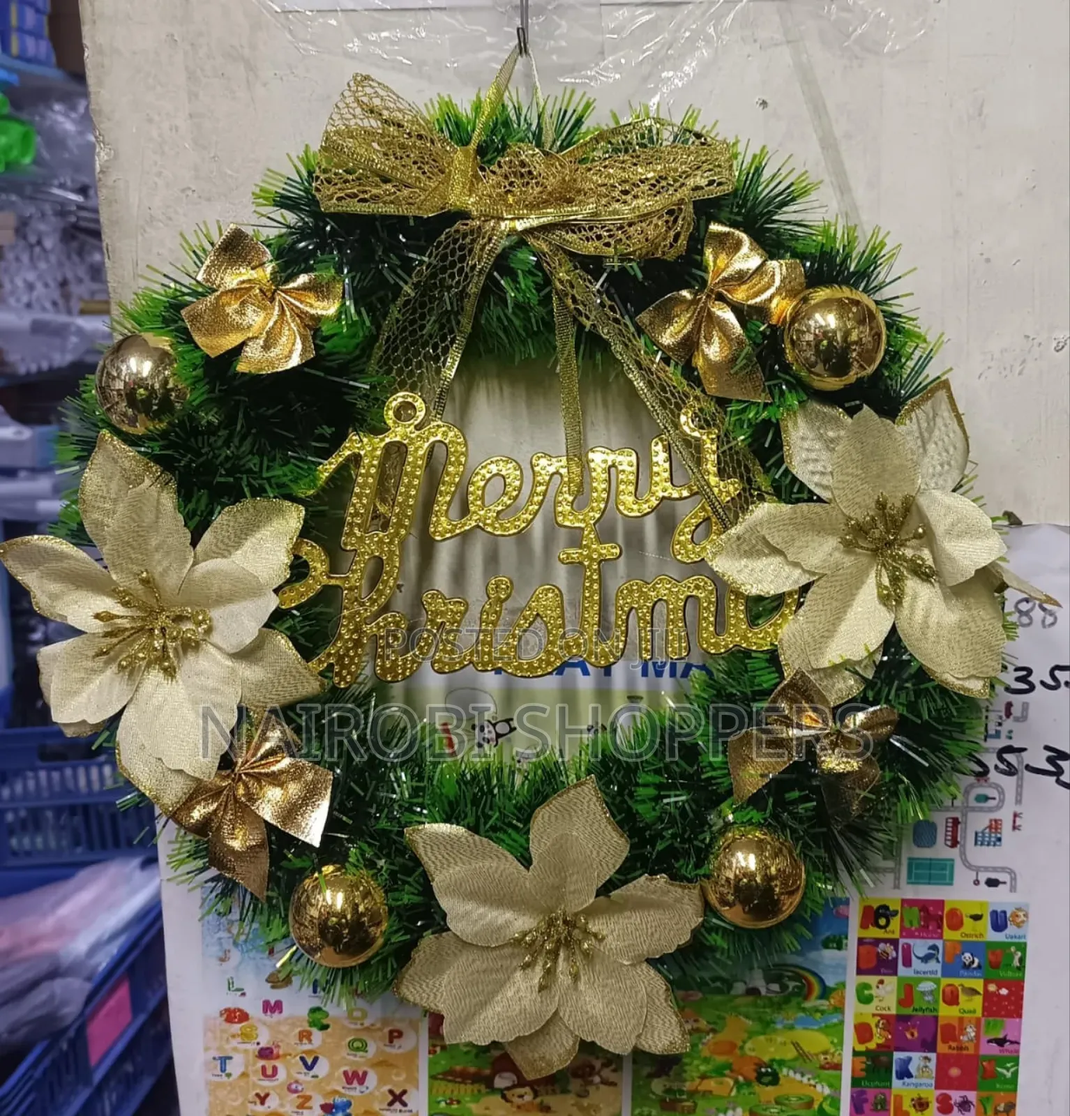 * Christmas Door Wreath 30 Cm* *