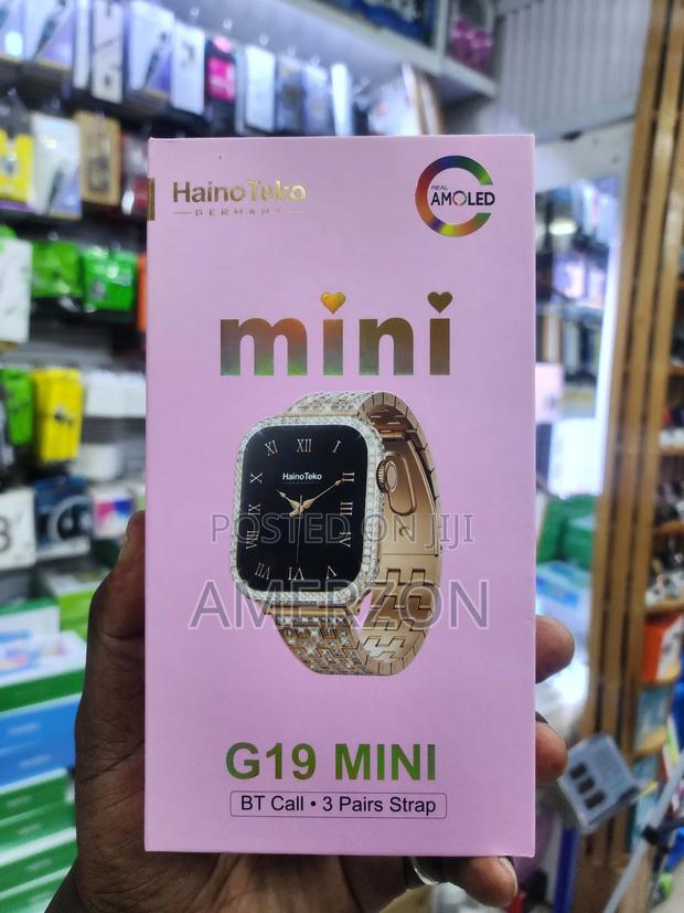Hainoteko G18 Mini Ladies Smart Watch With Amoled Display 3 Pair