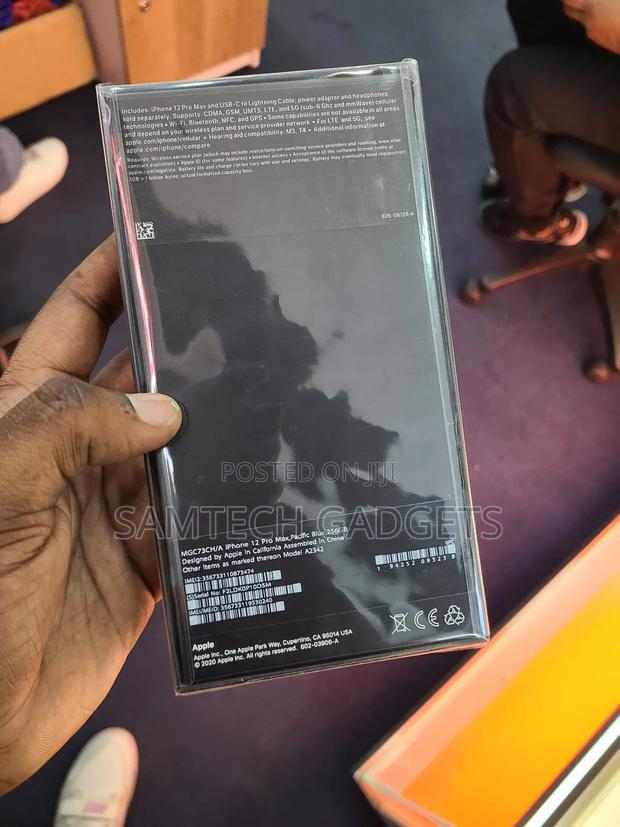 New Apple iPhone 12 Pro Max 256 GB Blue - thumbnail 4