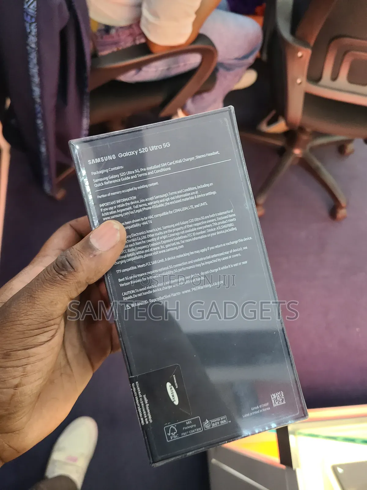 New Samsung Galaxy S20 Ultra 5G 256 GB Black