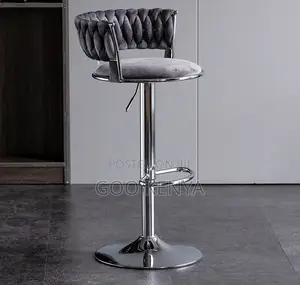 Home Counter Stool; Adjustable Counter Bar Chair With Swivel Function