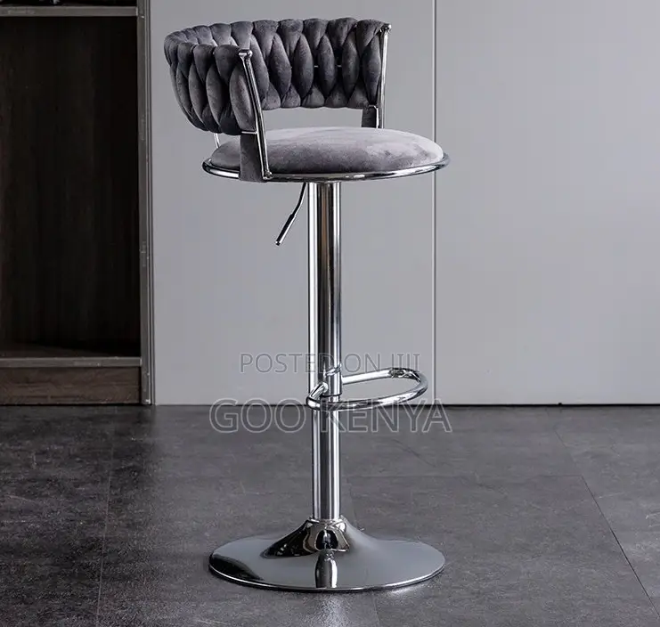 Home Counter Stool; Adjustable Counter Bar Chair With Swivel Function